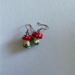 Mushroom earrings
